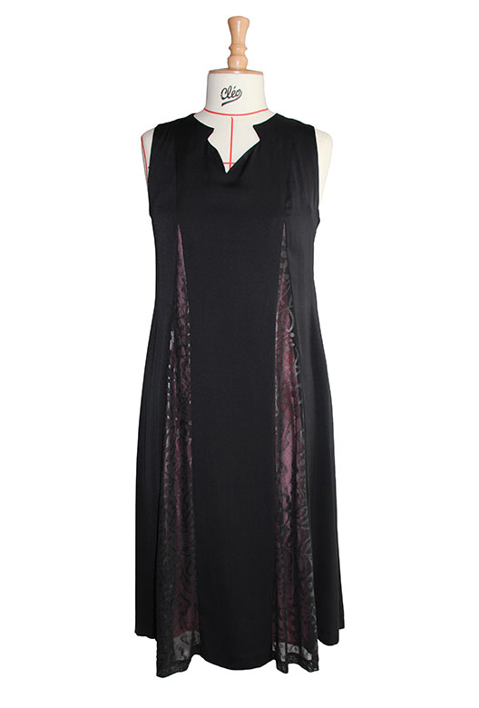 robe-noire-MAGDA Collection de prêt-à-porter pour les femmes - Niort